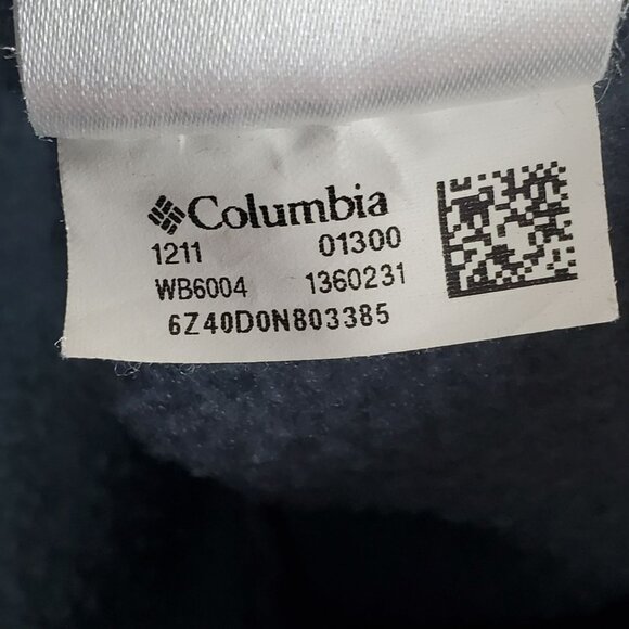 Columbia Big Boys Ballistic Fleece Jacket Size 14/16 Blue WB6004 Full Zip Snow - Picture 5 of 8